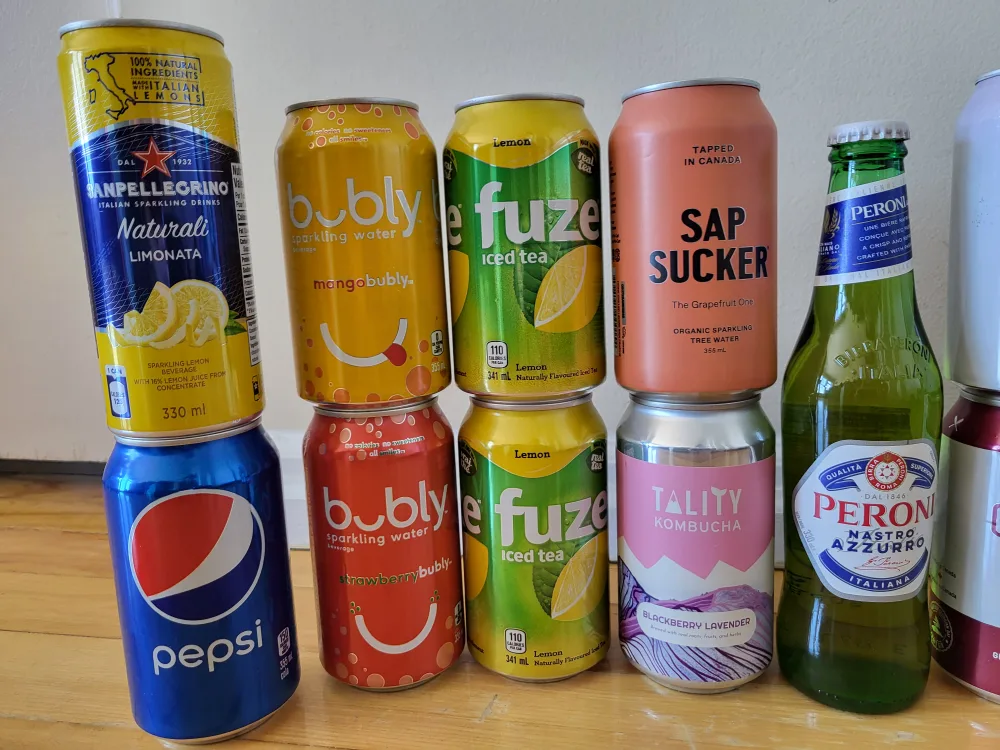 Drinks: San Pellegrino, Bubly, Fuze, Pepsi thumbnail