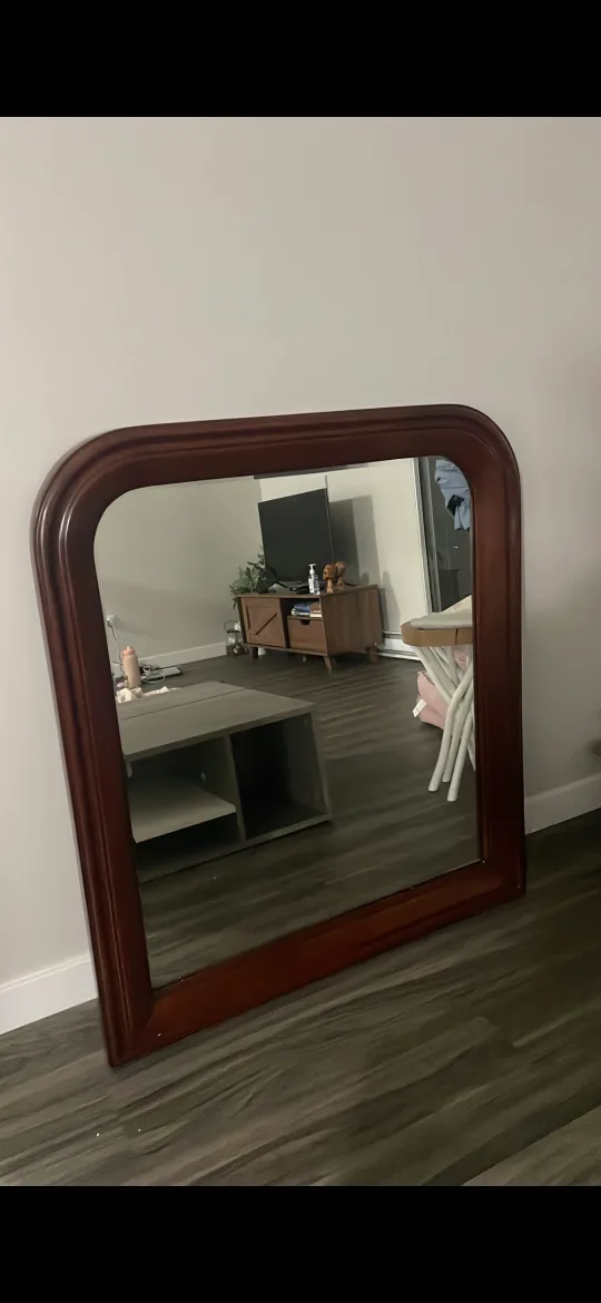 Wood Framed Mirror thumbnail