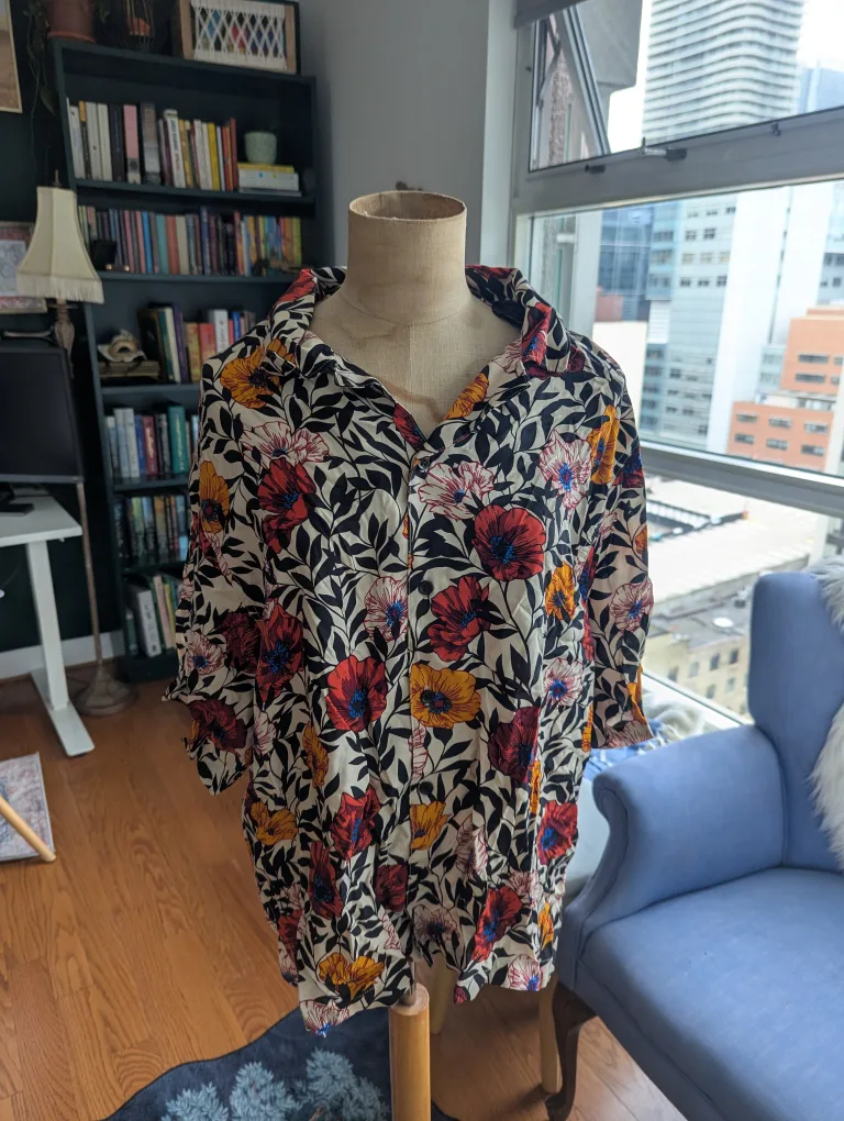 Nova Men Floral Print Shirt thumbnail