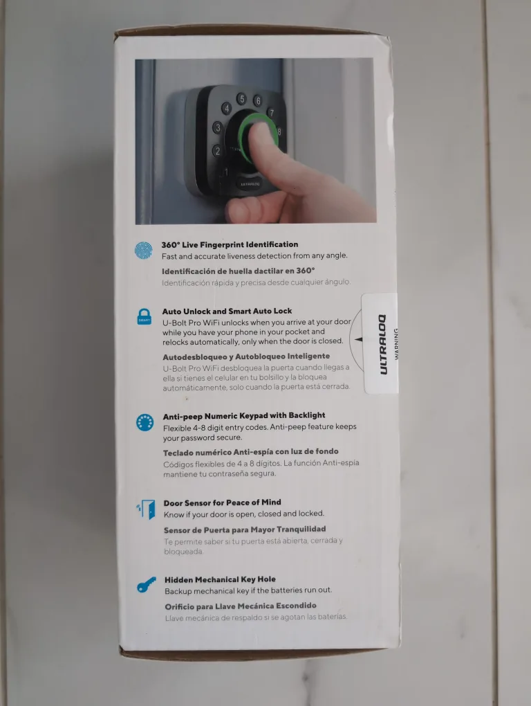 Ultraloq U-Bolt Pro WiFi Smart Deadbolt - New in Box! image indicator(2)
