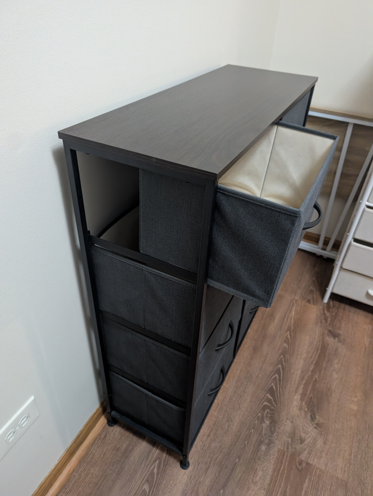 8-Drawer Fabric - Black - photo 4