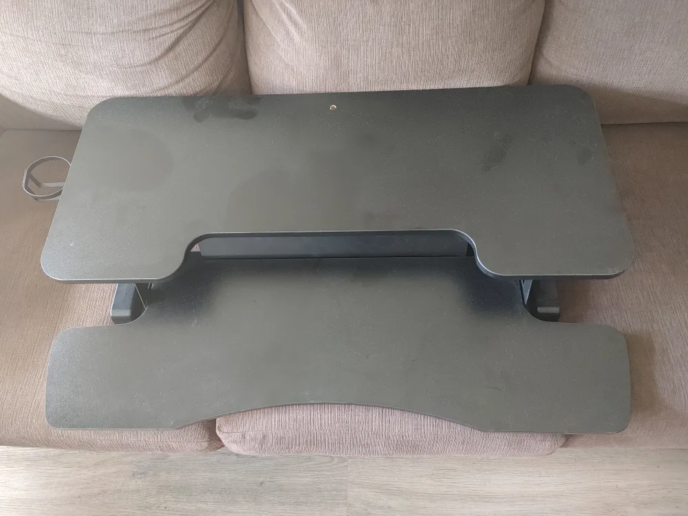 Black Sit-Stand Desk - Adjustable Height thumbnail