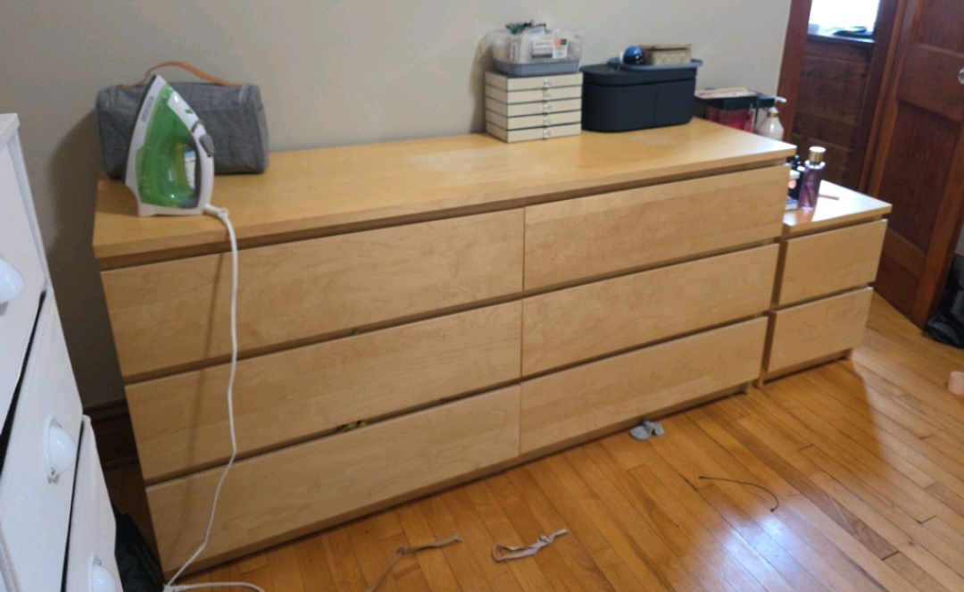 IKEA Hemnes Dresser & Nightstands - photo 4