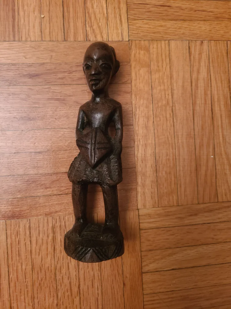 Vintage African Wood Carving thumbnail