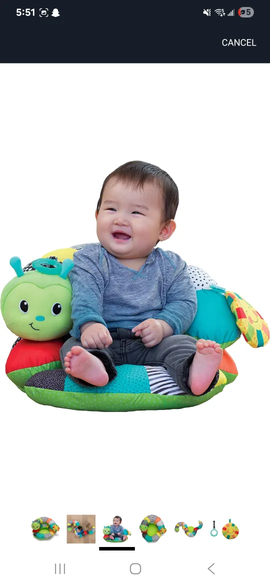 Infantino Prop-A-Pillar Tummy Time & Seated Support image indicator(5)
