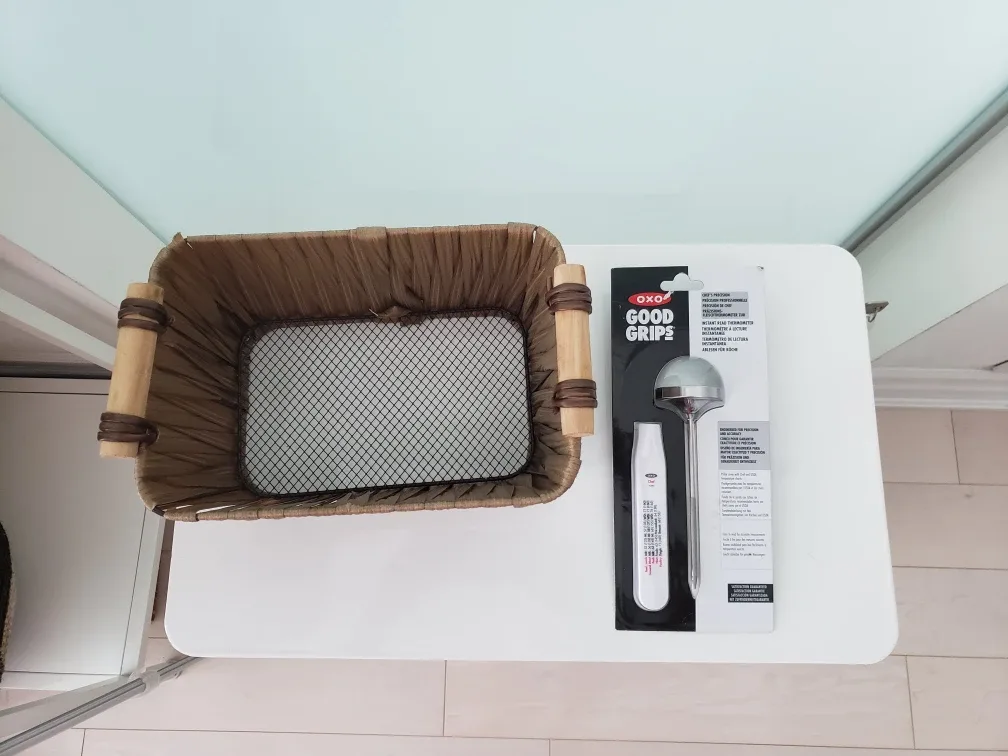 Woven Basket & Meat Thermometer thumbnail