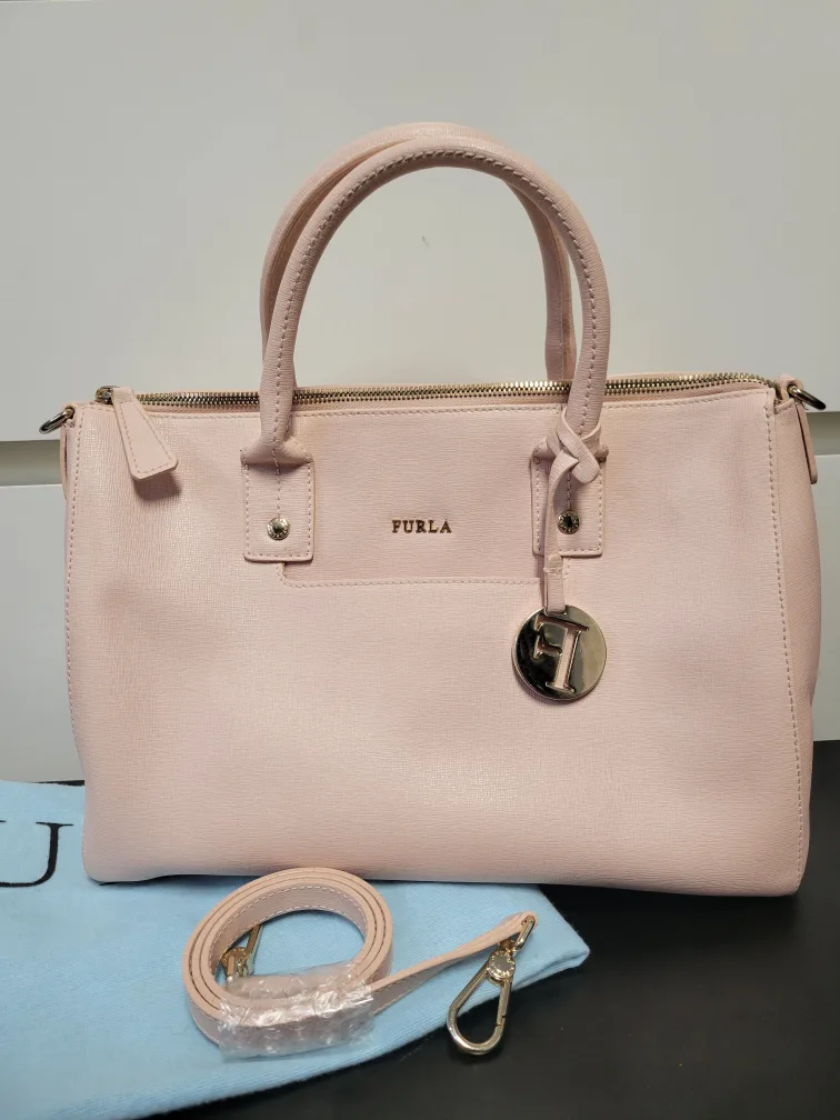 Furla Pink Leather Handbag image indicator(2)