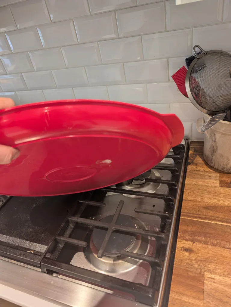 Perforated pizza pans and serving platter image indicator(8)