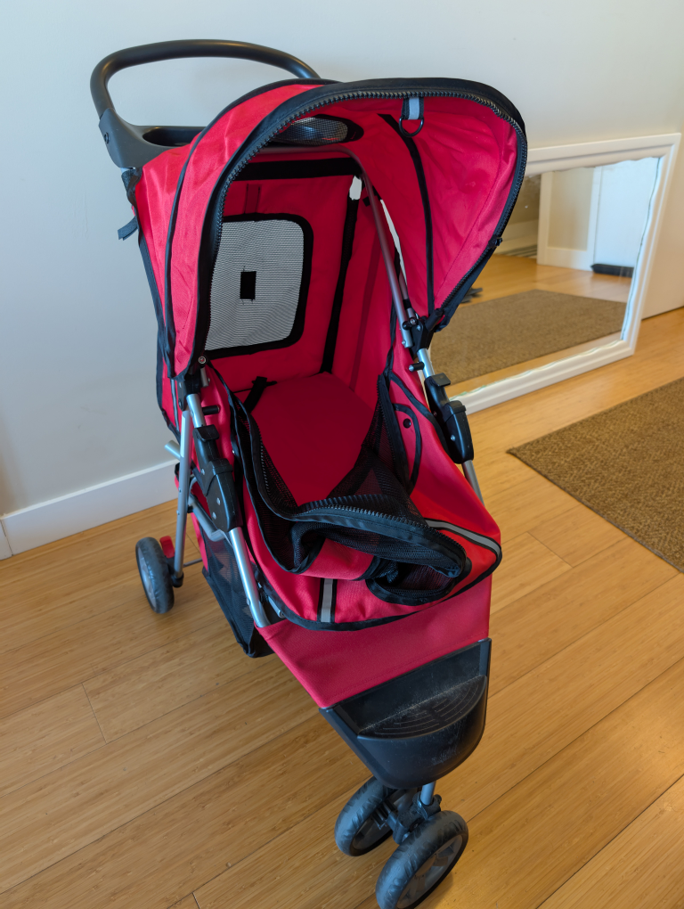 Red Pet Stroller