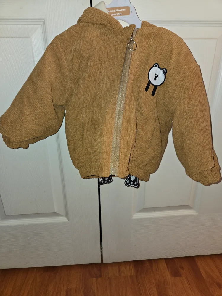 Warm and Cute Corduroy Kids Coat thumbnail