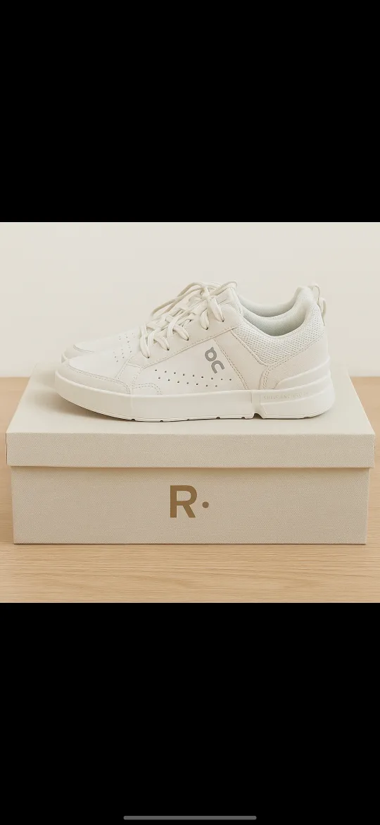 On Roger Advantage QC Mens White Sneakers thumbnail