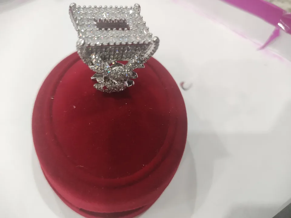 Silver Ring with Cubic Zirconia image indicator(2)