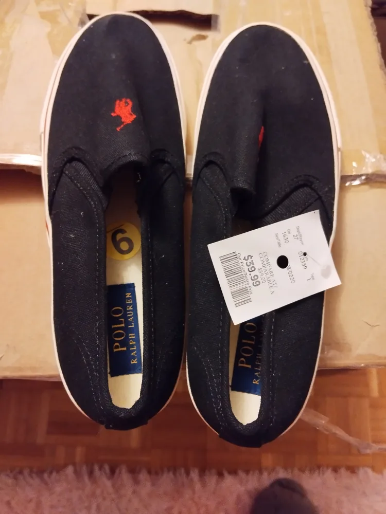 New Polo Ralph Lauren Slip-On Shoes - Size 9 thumbnail