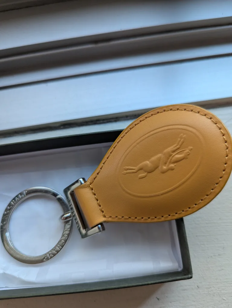 Longchamp Leather Keychain - Great Condition thumbnail