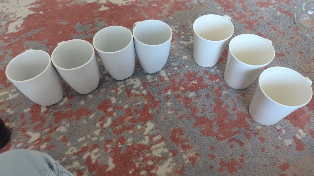 Set of 7 White Mugs ( new & Ikea) thumbnail