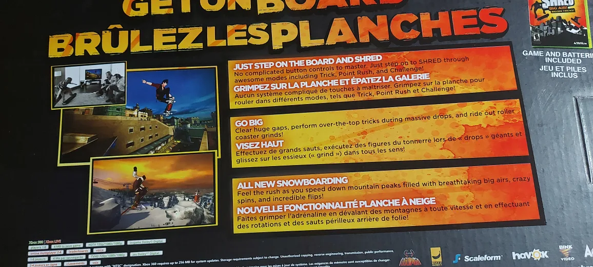 Tony Hawk SHRED - Xbox 360 Game with Board Controller image indicator(5)