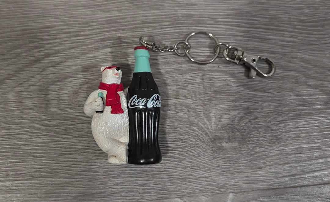 Coca-Cola Polar Bear Keychain thumbnail