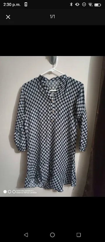 Patterned Tunic Top for Summer thumbnail