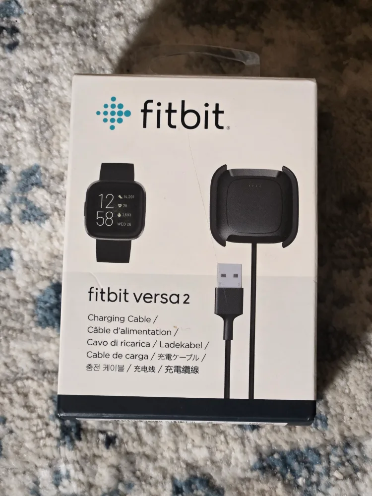 fitbit versa 2 charger new in box thumbnail