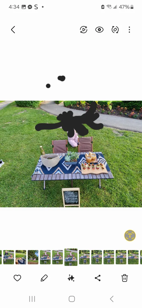 Picnic table-portable and foldable thumbnail