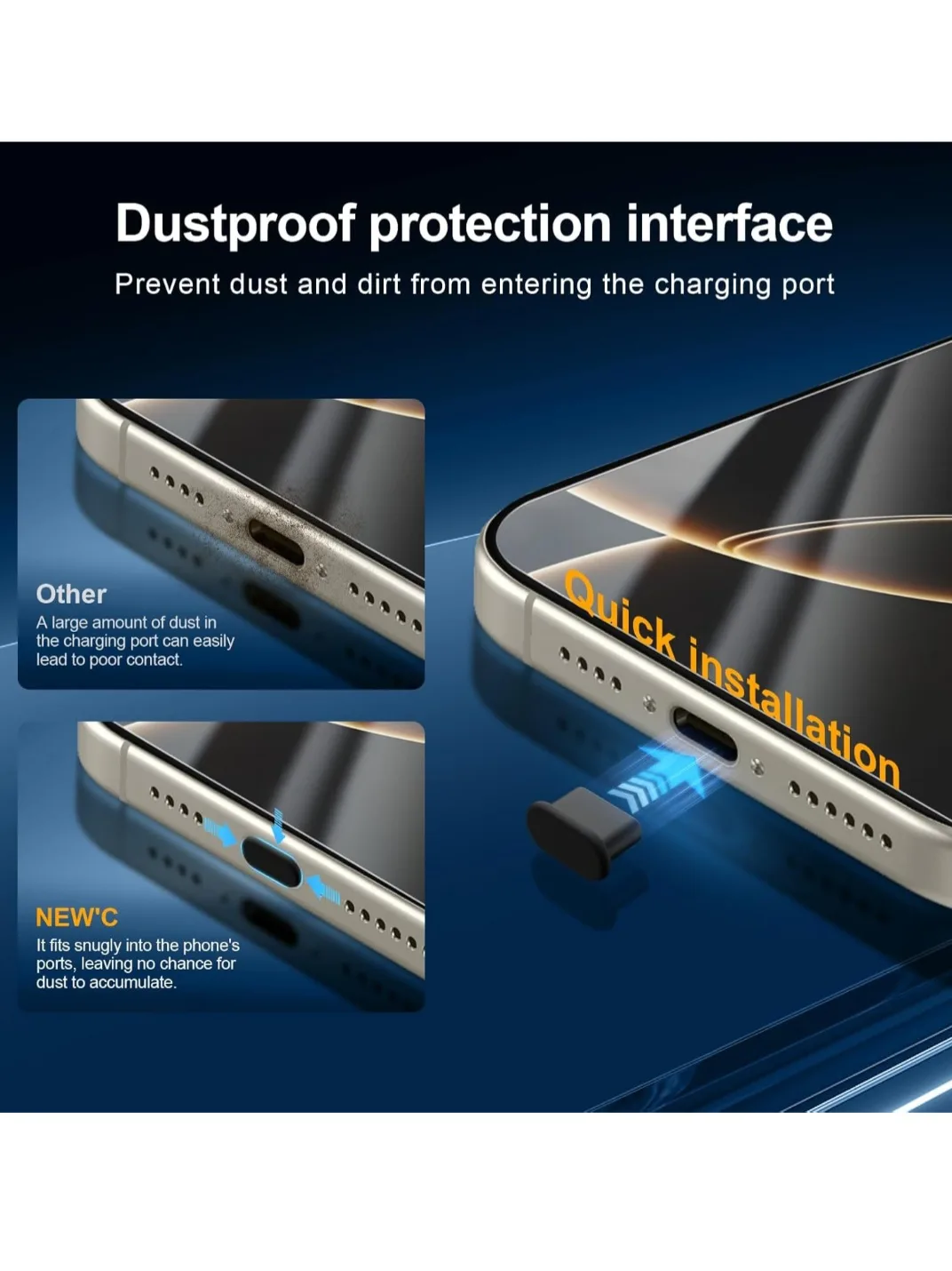 NEW'C iPhone 16 Pro max Screen Protector image indicator(4)