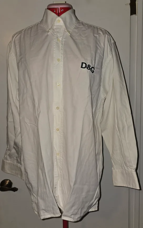 Dolce & Gabbana White Long Sleeve Shirt thumbnail