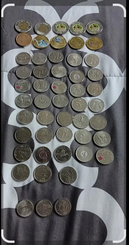 Canadian Coins - Loonies, Toonies, Quarters, Nickels thumbnail