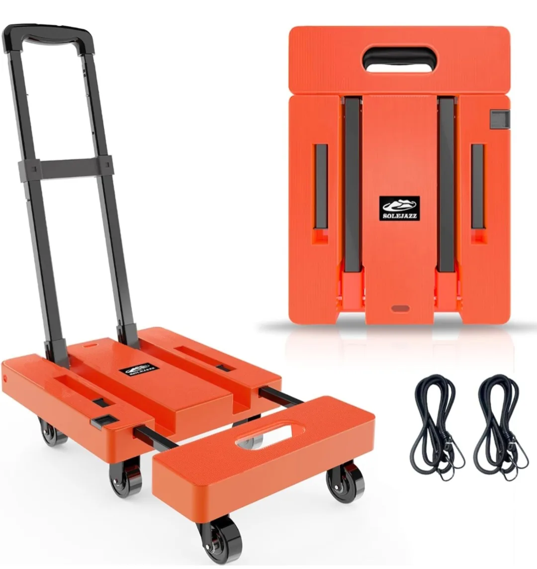 Folding Hand Truck Dolly BLACK thumbnail