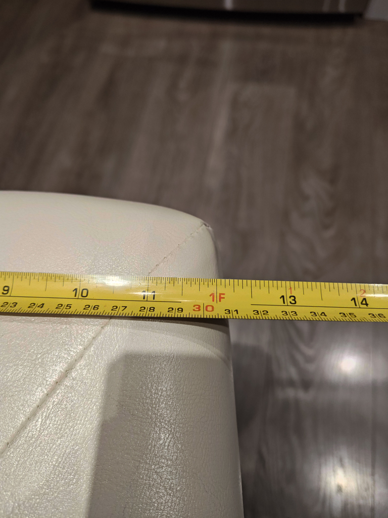 2 White Padded Bar Stools - photo 4