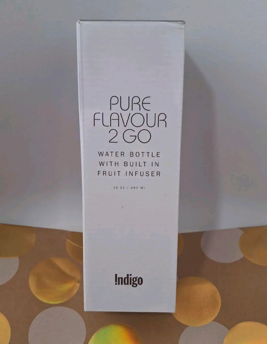 Indigo Pure Flavour 2 Go Water Bottle w/ Fruit Infuser - New 🇨🇦 image indicator(2)