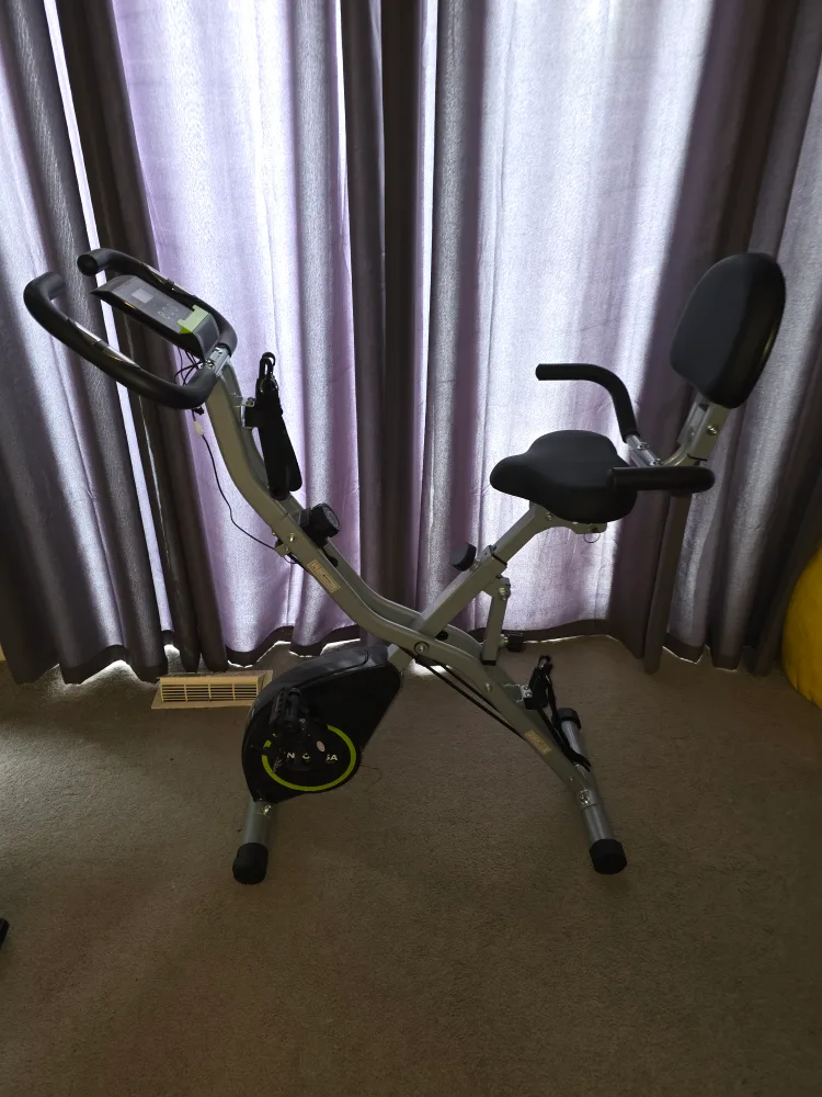 5 IN 1 Silent Foldable Exercise Bike thumbnail