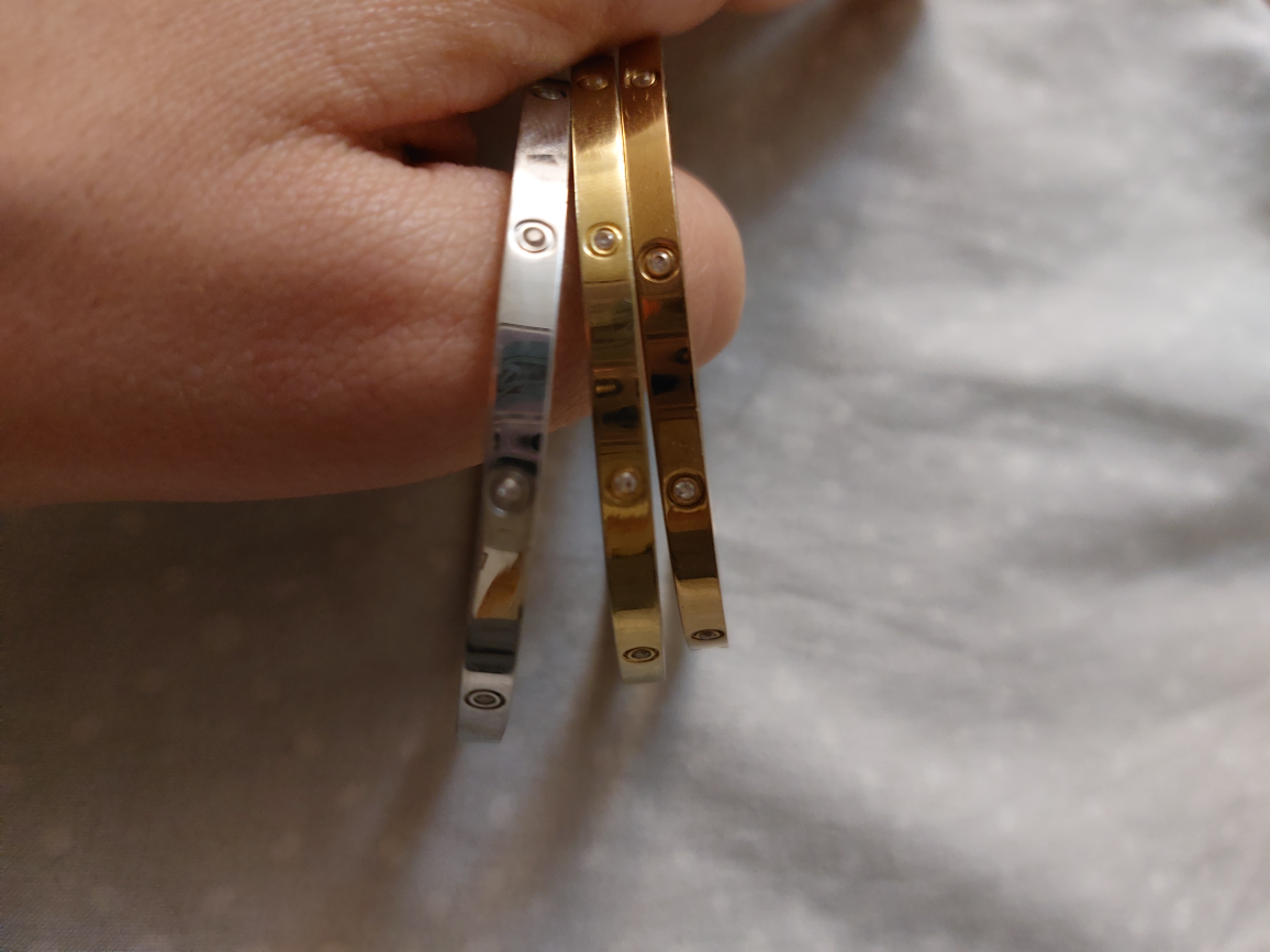 Bangle Bracelets - Gold & Silver Tone - photo 3