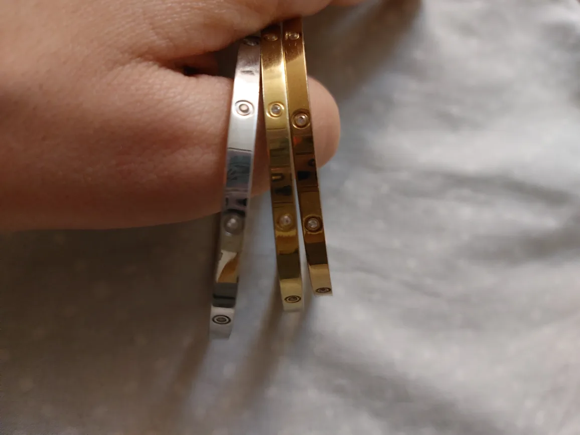 Bangle Bracelets - Gold & Silver Tone image indicator(3)