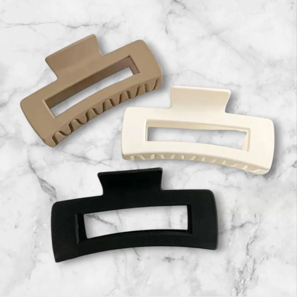✨ Minimalist Matte Hair Clips – 1 for $4 | 3 for $10! ✨ image indicator(2)