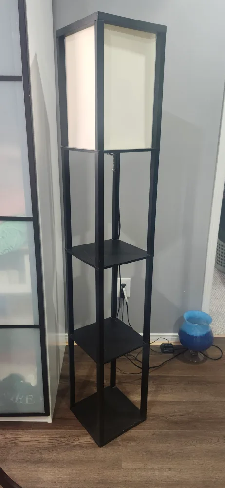 Black Shelf Floor Lamp thumbnail