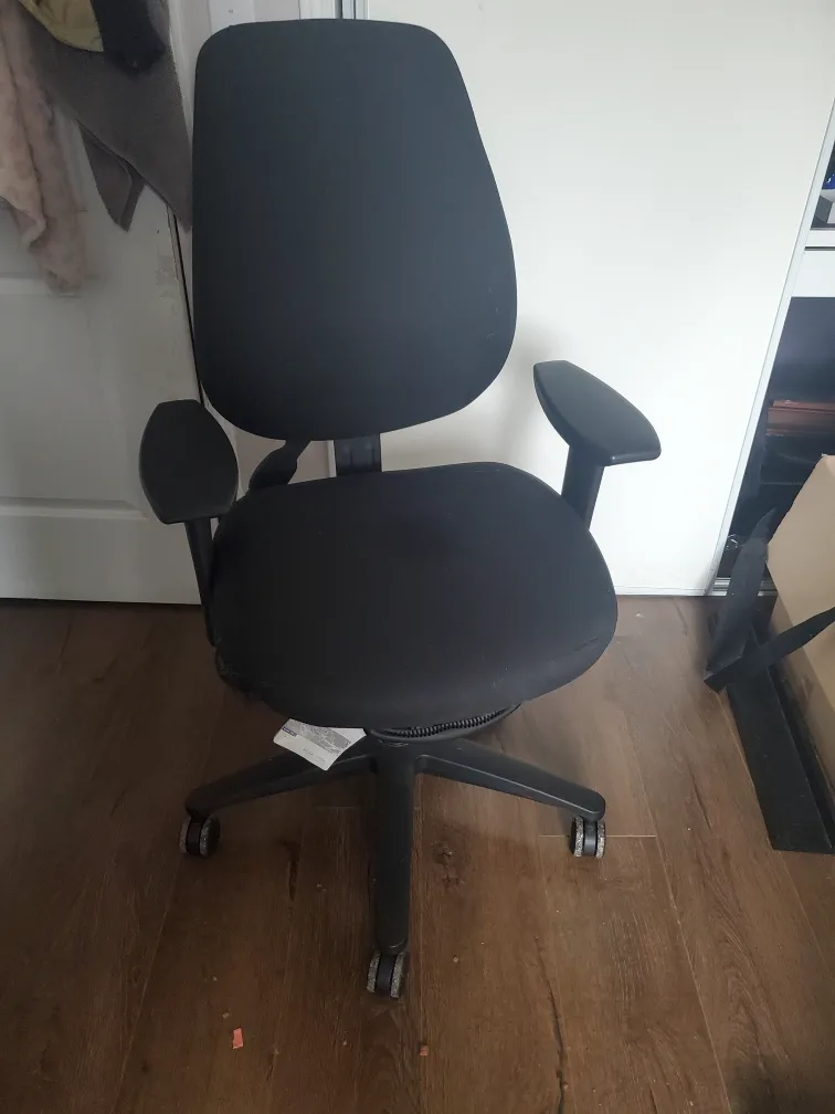 ErgoCentric Kraus 750 Black Office Chair thumbnail