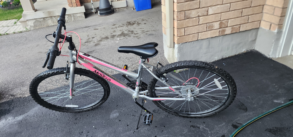 MoveLo Algonquin Bike 26 inches - Pink & Silver