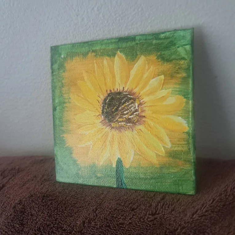 Sunflower Painting by Paul Sloma image indicator(3)