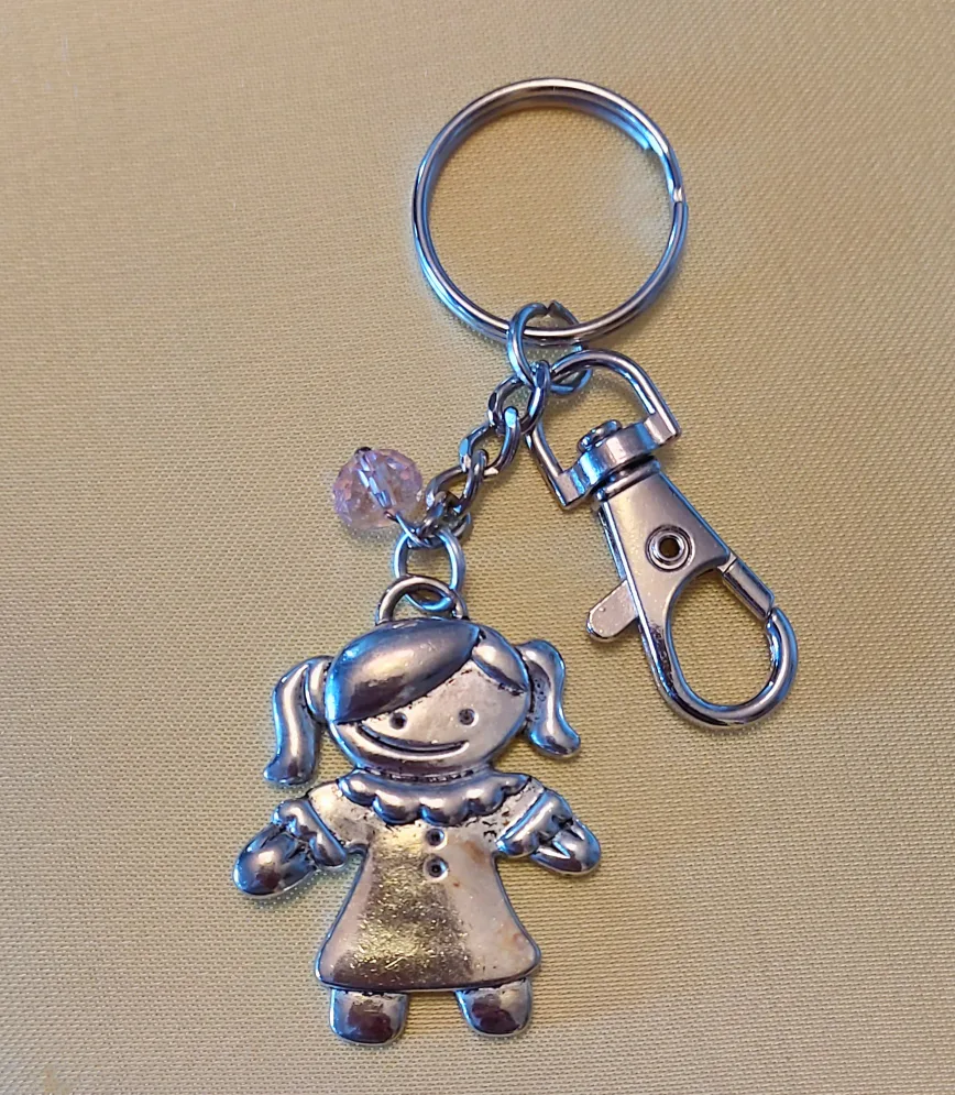 Girl Figure Keychain thumbnail
