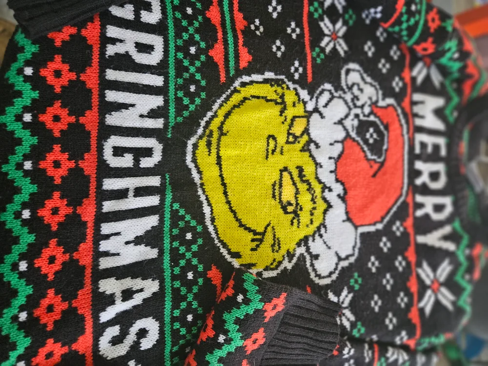 Christmas in July The Grinch Design XL/TG Ugly Christmas Sweater thumbnail