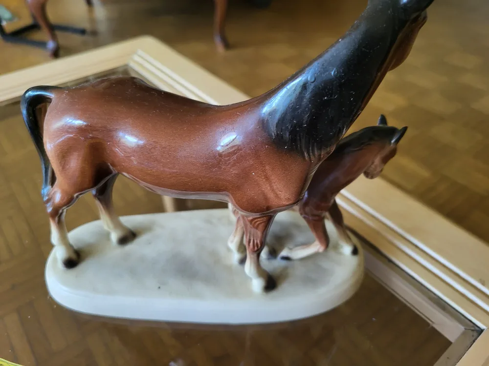Vintage Porcelain Horse Figurine image indicator(2)