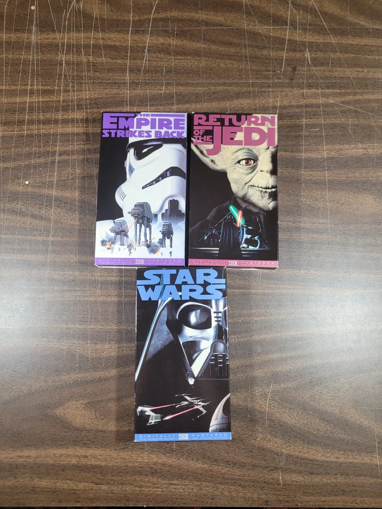 Star Wars Trilogy VHS Tapes thumbnail