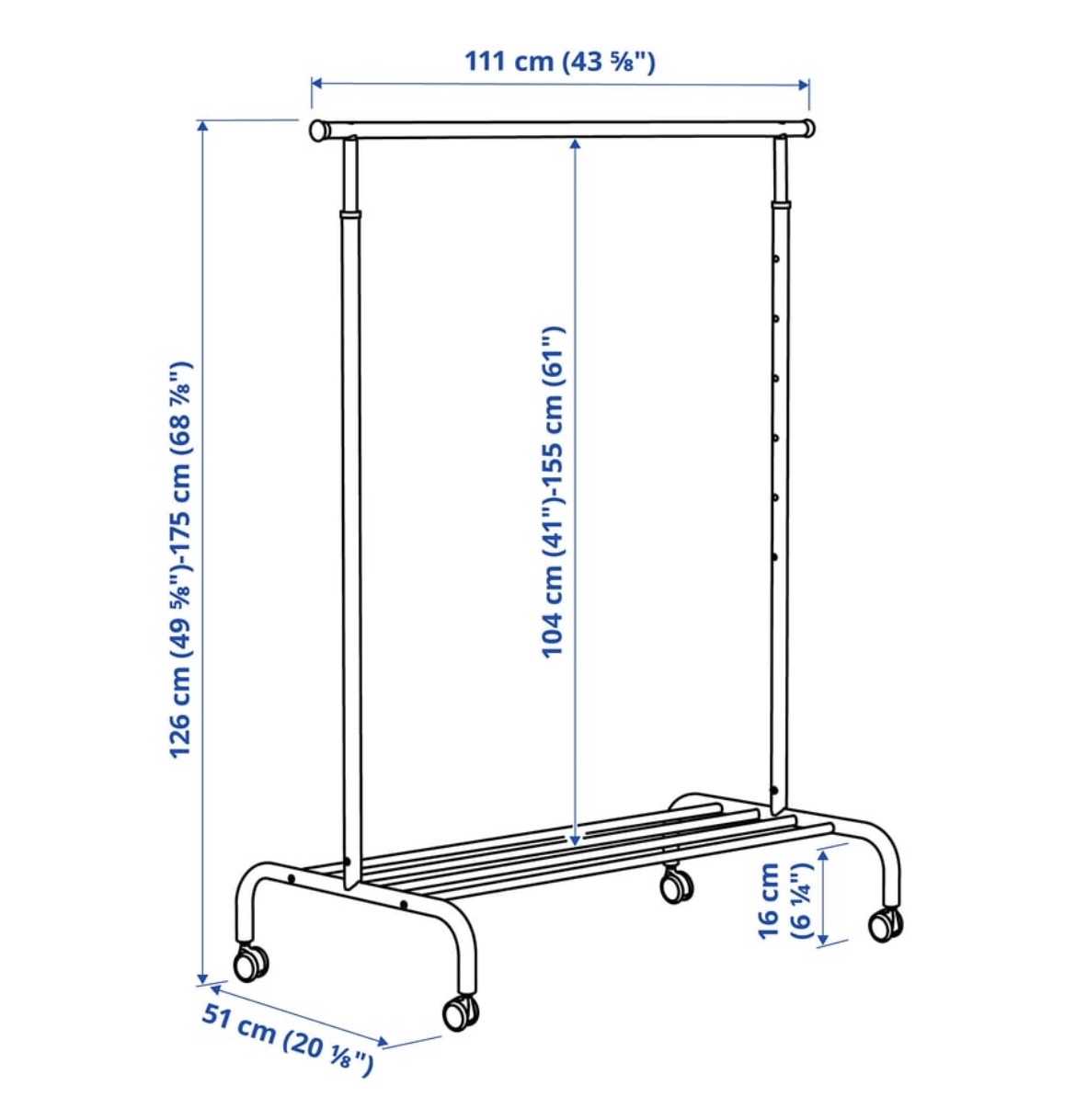 IKEA RIGGA Rack - photo 3