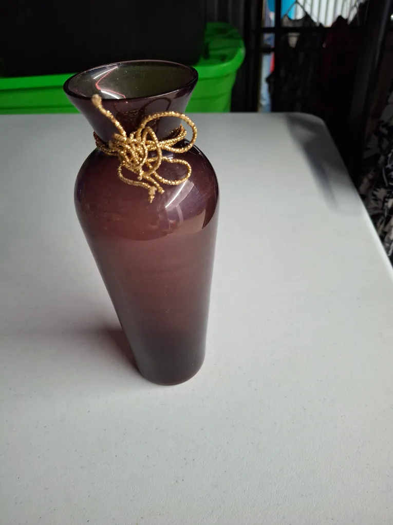 Purple Glass Vase thumbnail