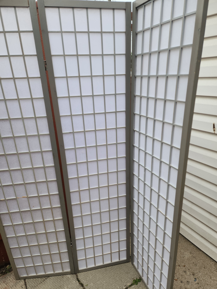 Folding 3-Panel Room Divider - photo 3