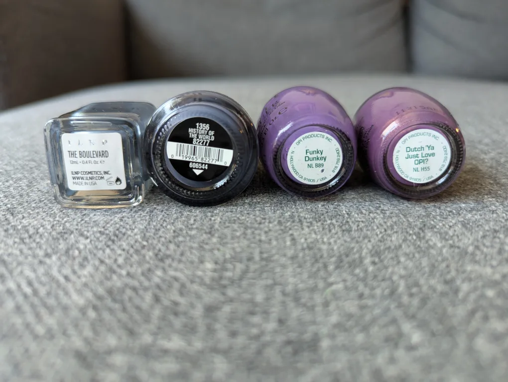 Nail Polish $5 each or $20 for 5 (Purples, Dark Silvers) image indicator(2)