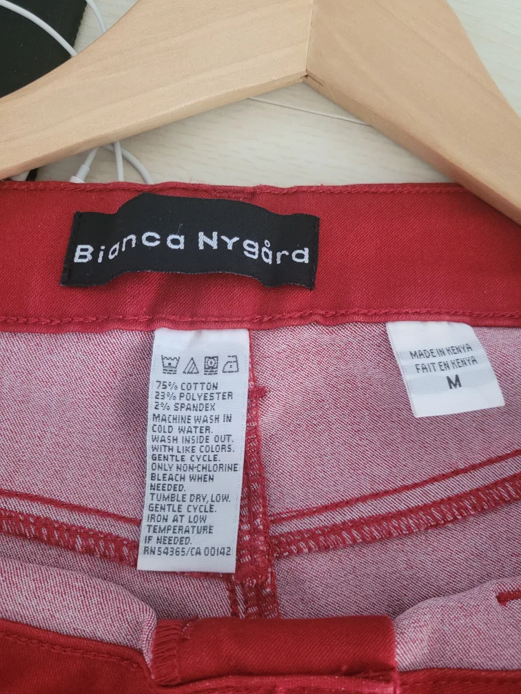 Bianca Nygård Red Pants - Size M image indicator(3)