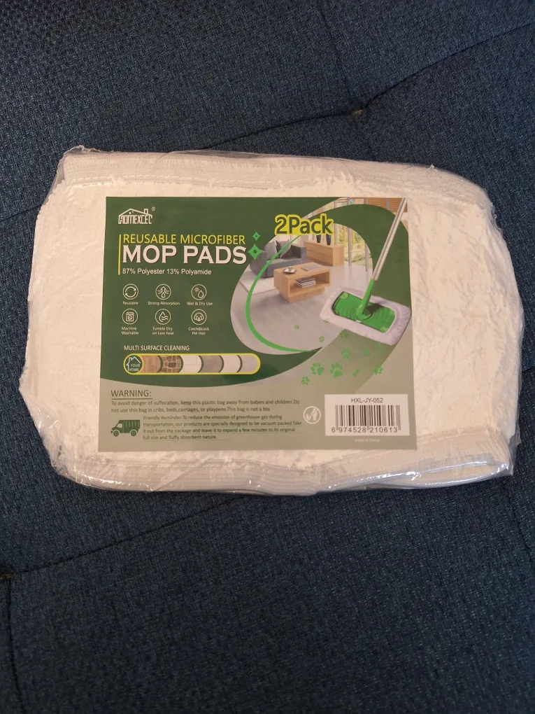 Sweeper Mop with New Washable Covers x2 & Wet Refills image indicator(5)