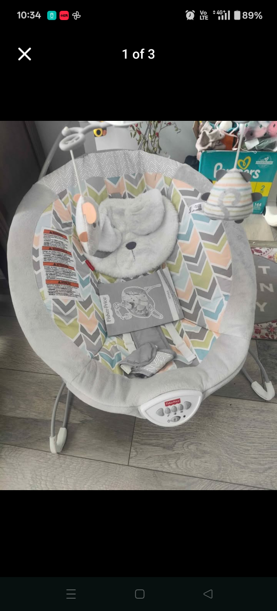 Fisher-Price Sweet Snugapuppy Dreams Deluxe Bouncer - photo 2