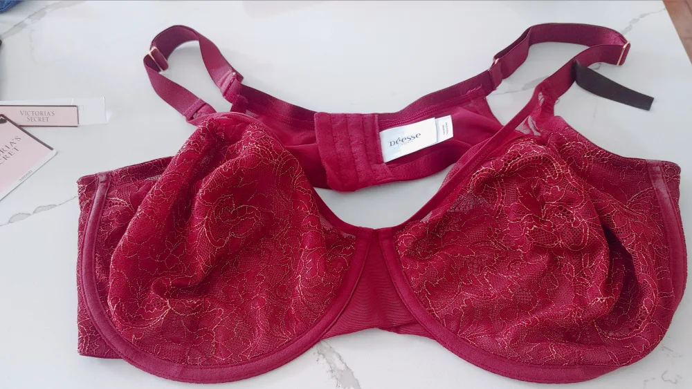 Déesse Lingerie Burgundy Bra thumbnail